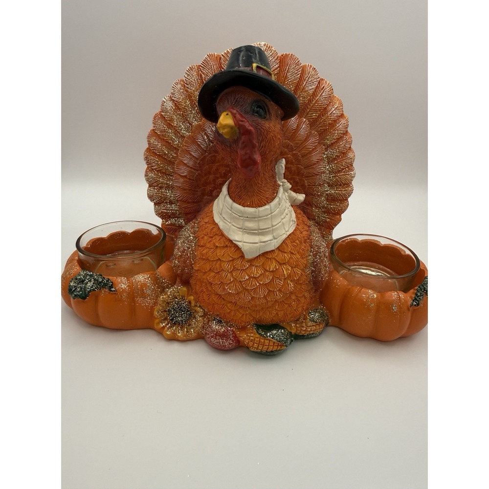 Thanksgiving Turkey Tealight Candle Holder (2)